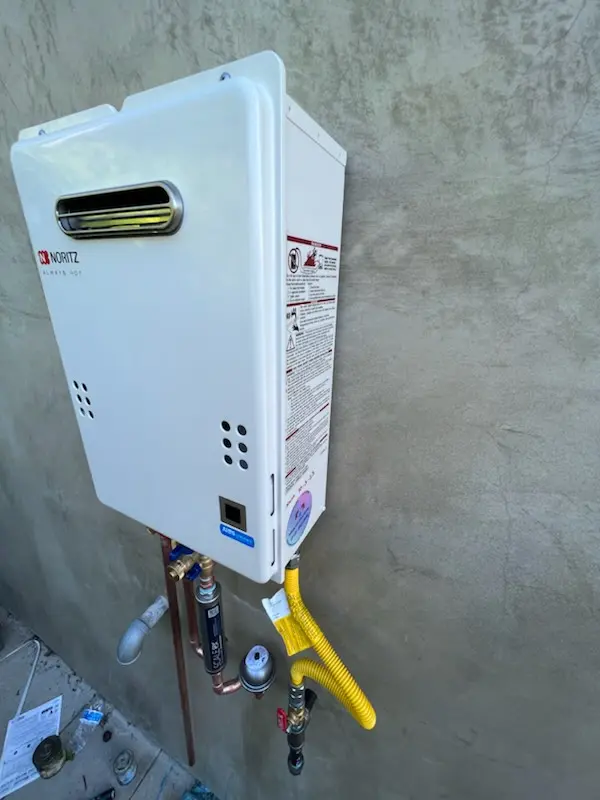 Tankless water heater installation for The Colony at Valley Forge homes